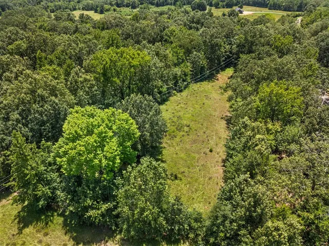 an outdoor view of a house with a tree