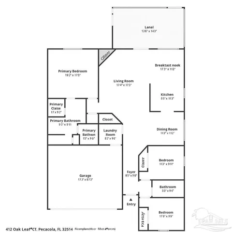 $275,000 | 412 Oak Leaf Court, Pensacola, FL 32514