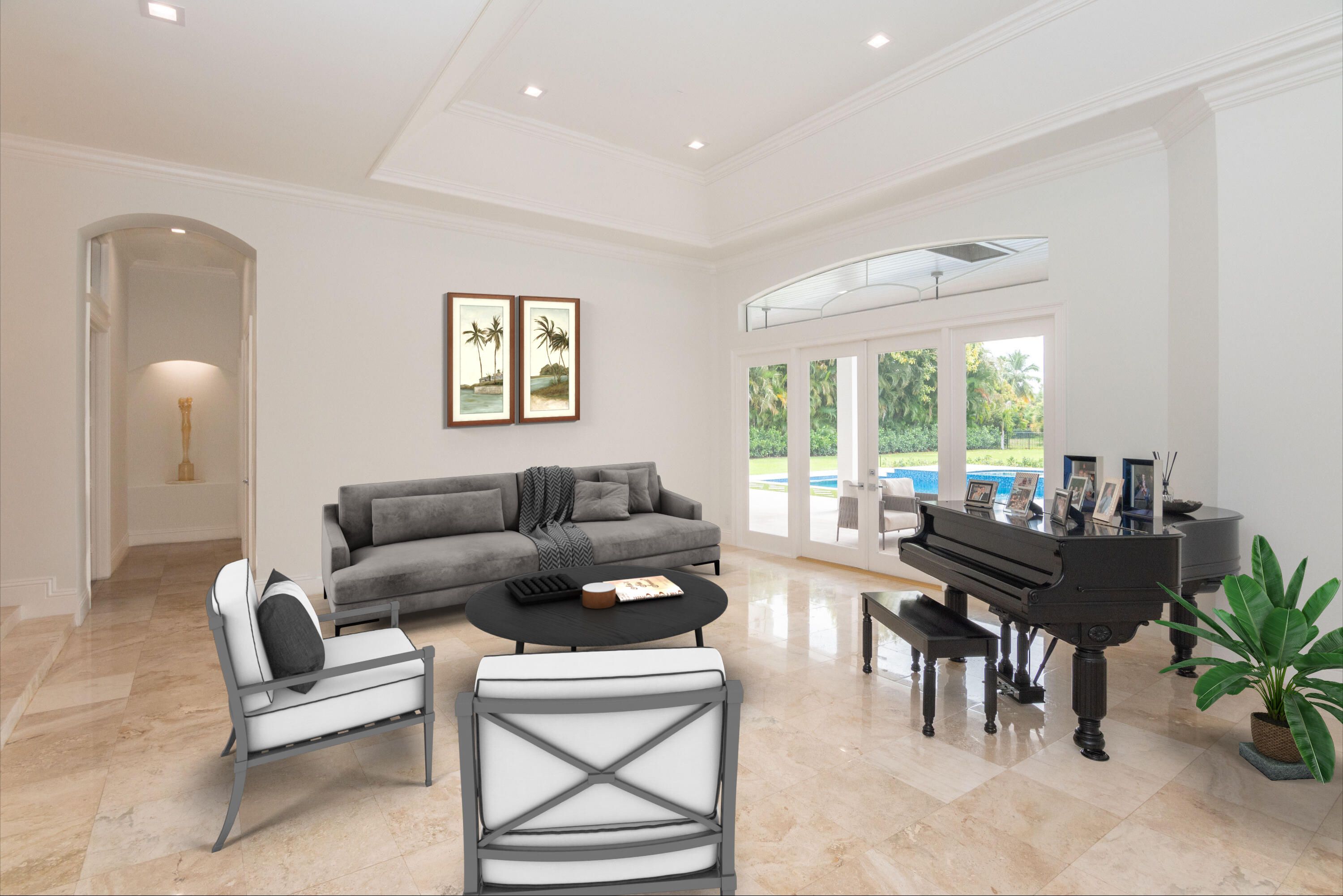 8246 Man O War Road Palm Beach Gardens, FL 33418 - Photo 30 of 55 Living Room