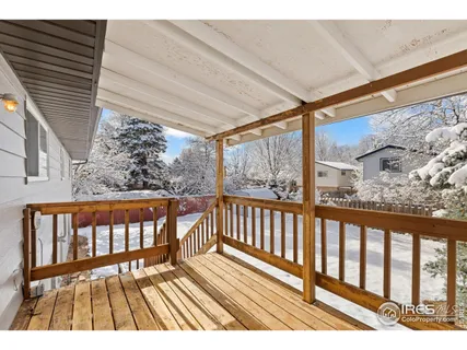 a view of road and covered with snow
