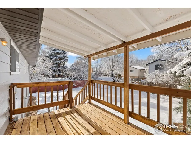 a view of road and covered with snow