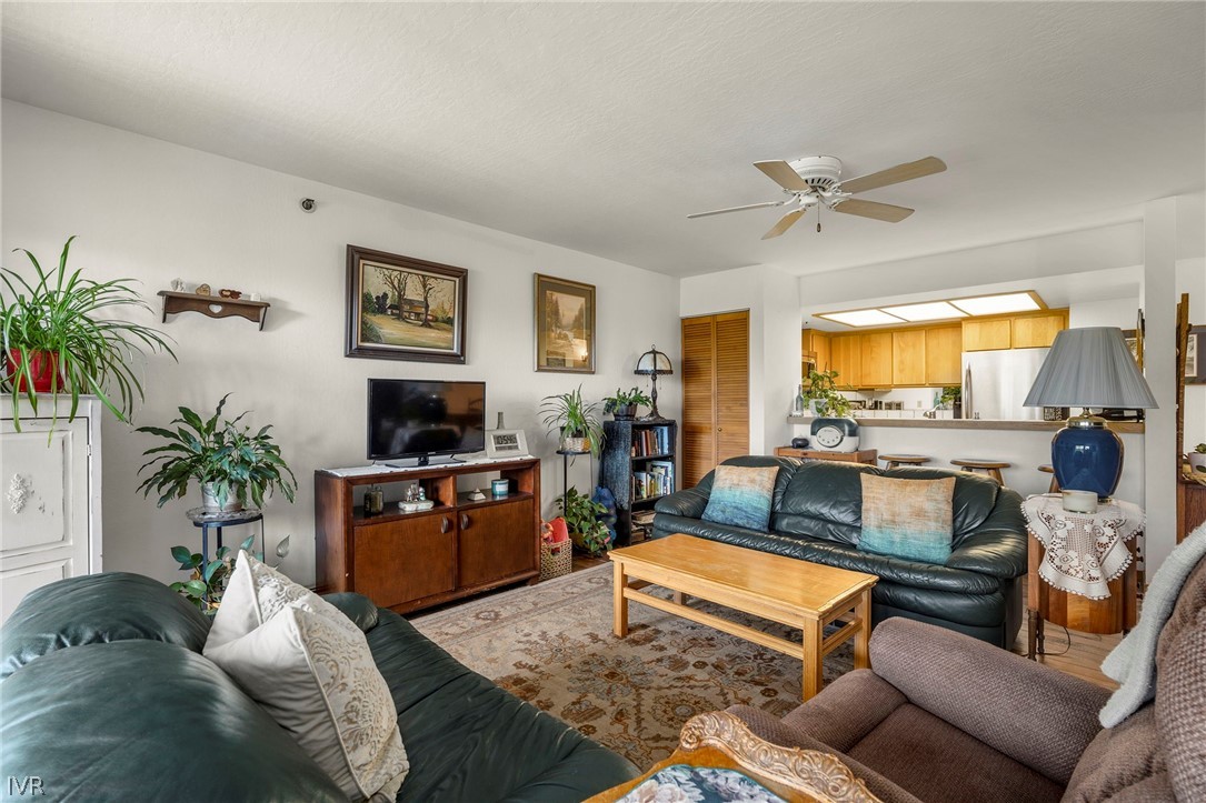 335 Ski Way, Unit 337 Incline Village, NV 89451 - Photo 15 of 23 a living room with furniture and a flat screen tv
