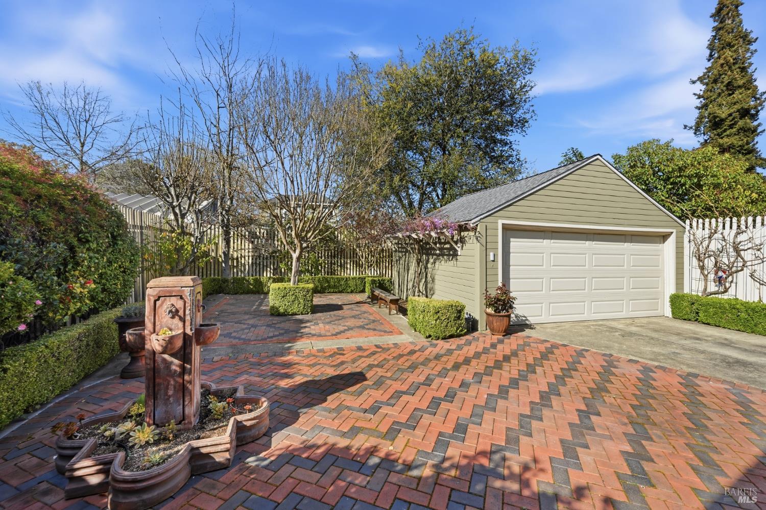 505 Palm Street Santa Rosa, CA 95404 - Photo 19 of 24 Backyard and garage