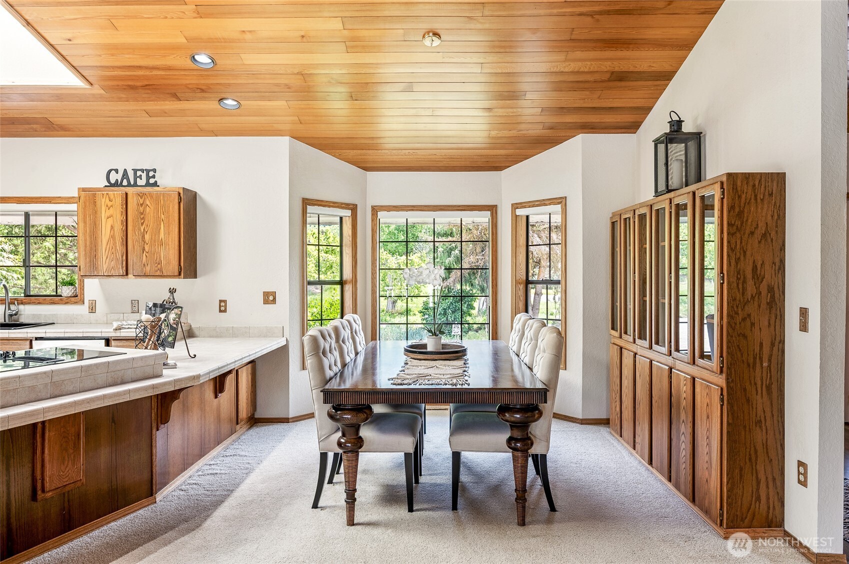 9656 North Road Peshastin, WA 98847 - Photo 15 of 40 a view of a dining room with furniture window and outside view