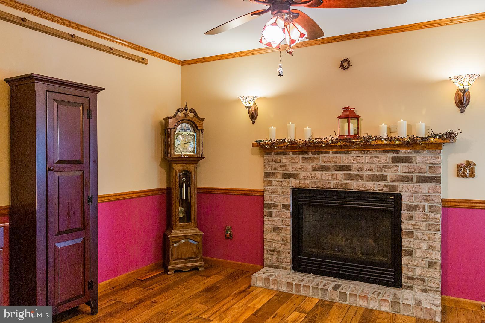 301 Raspberry Road Leola, PA 17540 - Photo 19 of 59 Fireplace w mantle and gas insert