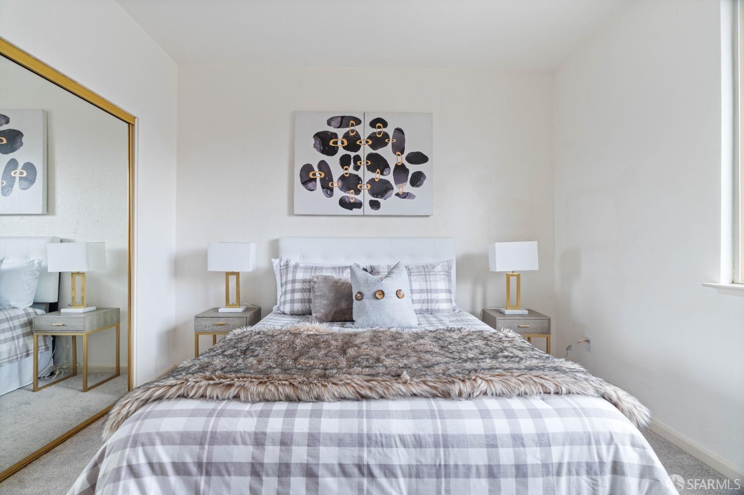 2626 Orange Way Antioch, CA 94531 - Photo 23 of 56 a bedroom with a bed and a lamp