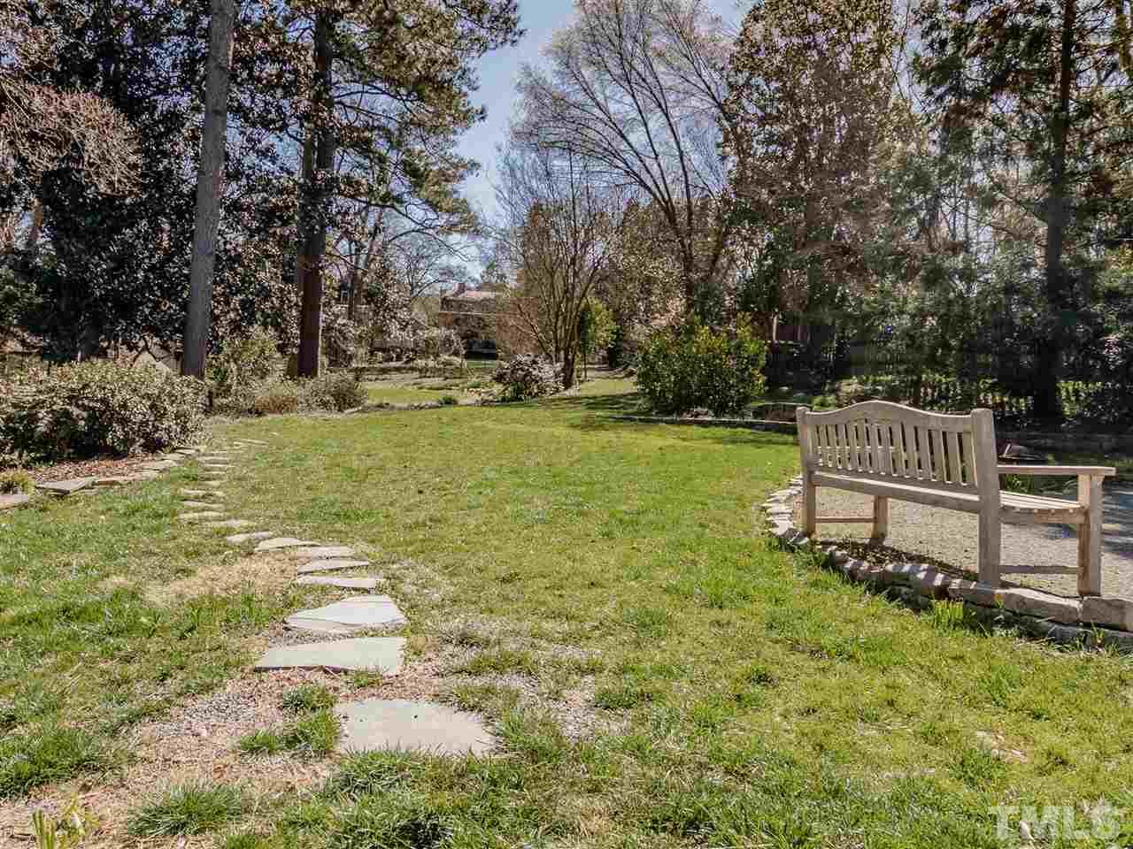 1902 Alexander Road Raleigh, NC 27608 - Photo 27 of 30 a garden with wooden fence