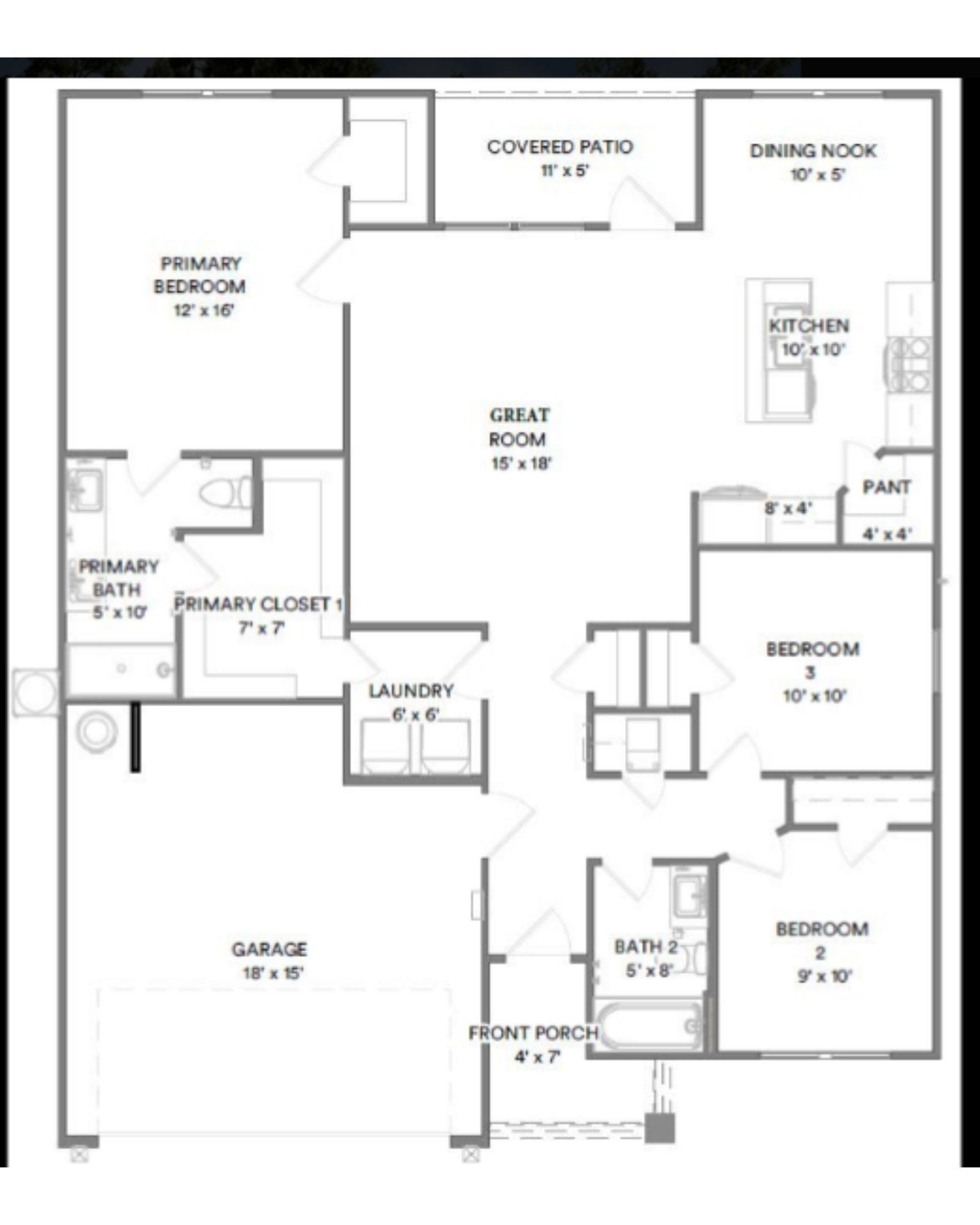 23906 Peppermint Street Elberta, AL 36530 - Photo 14 of 14 View of property floor plan