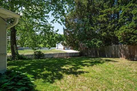 a view of a back yard