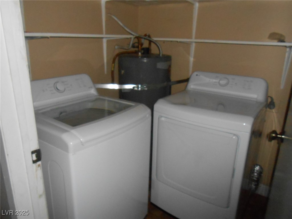 4720 Krissylouise Way, Unit B Las Vegas, NV 89121 - Photo 11 of 14 Laundry room featuring separate washer and dryer