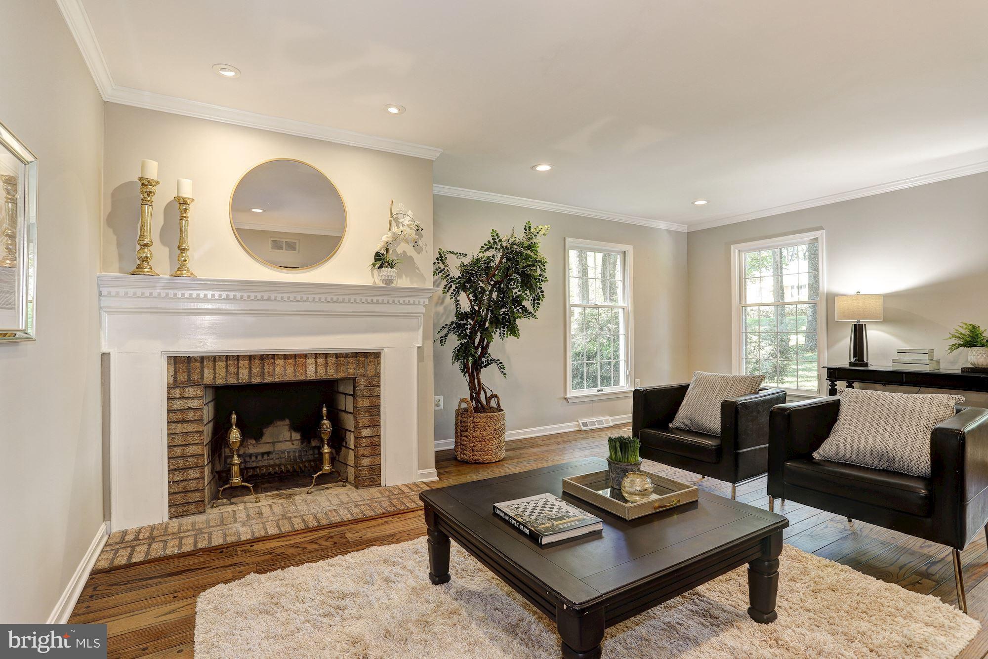 2113 Highland Ridge Drive Phoenix, MD 21131 - Photo 7 of 46 Living Room - wood fireplace