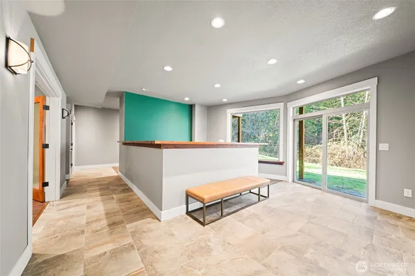 a view interior of the house and wooden floor