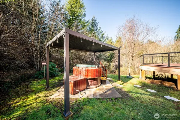 a view of outdoor space and yard