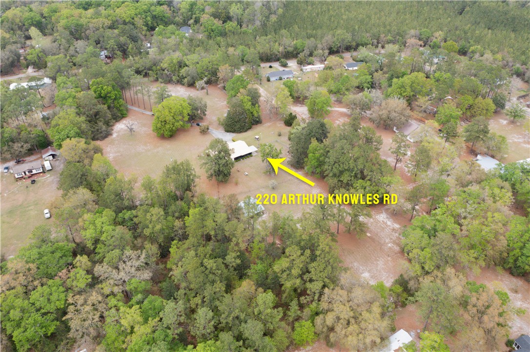 220 Arthur Knowles Road Folkston, GA 31537 - Photo 38 of 46 Beautiful aerial drone views showcase full property.