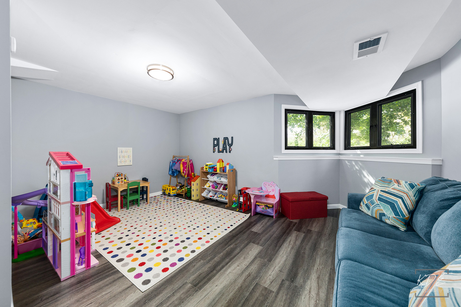 1244 Modaff Road Naperville, IL 60540 - Photo 14 of 19 a bedroom with furniture and a wooden floor
