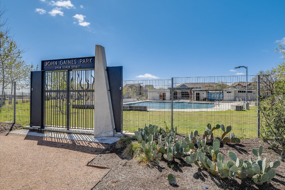 1320 Robert Browning Street, Unit 109 Austin, TX 78723 - Photo 13 of 16 a view of a swimming pool with a patio