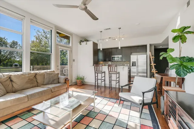 a view of a street with houses