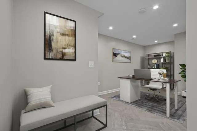 a view of an empty room