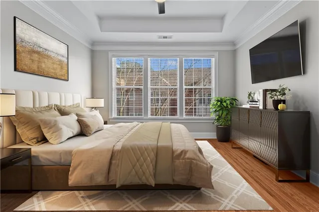 a view of a street from a balcony