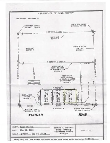 $25,000 | 0 Winegar Road, Morrice, MI 48857