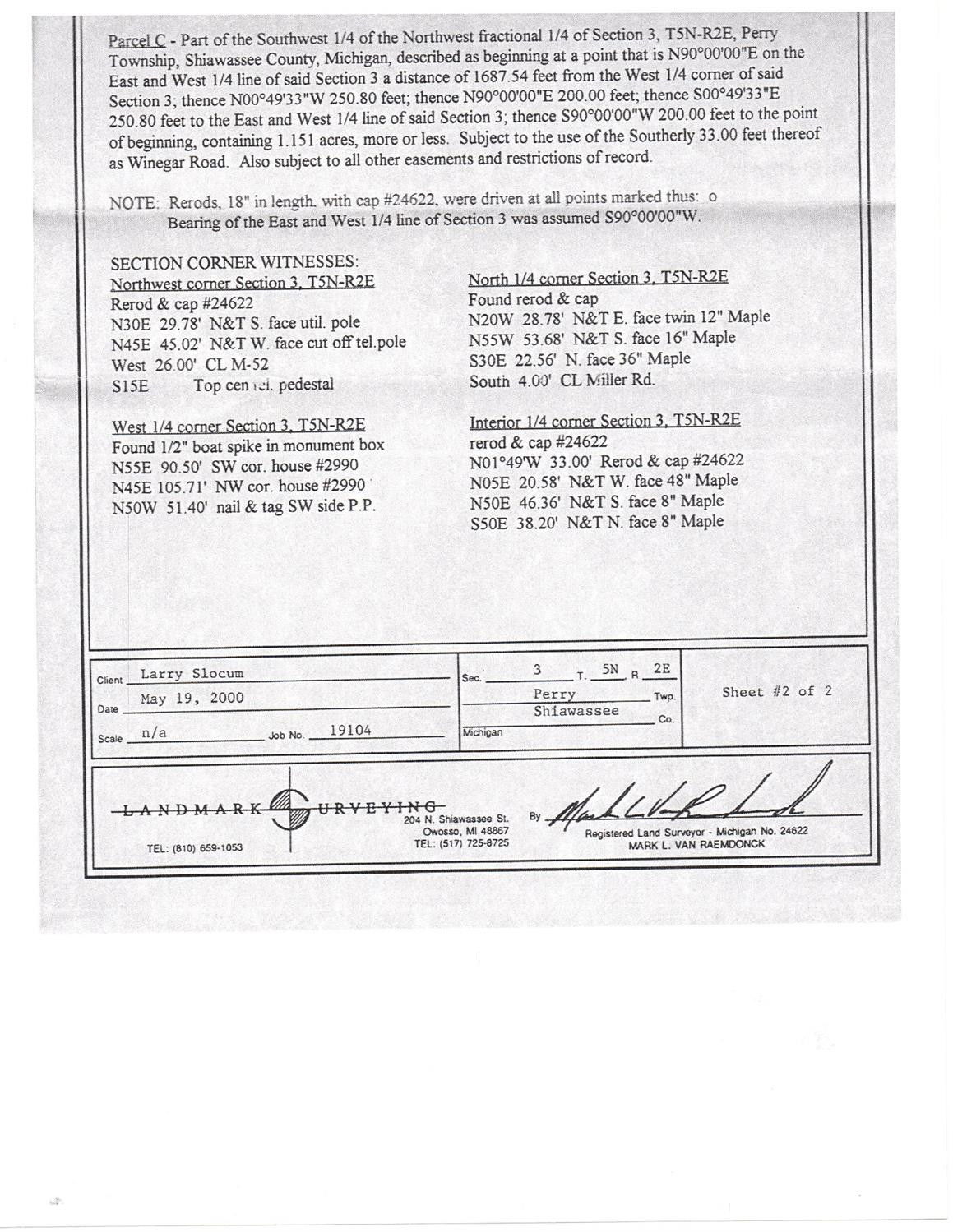 0 Winegar Road Morrice, MI 48857 - Photo 2 of 3 Photo 2