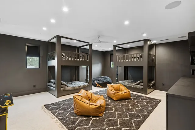 a outdoor space with furniture