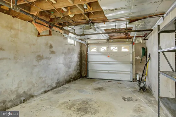 a view of garage