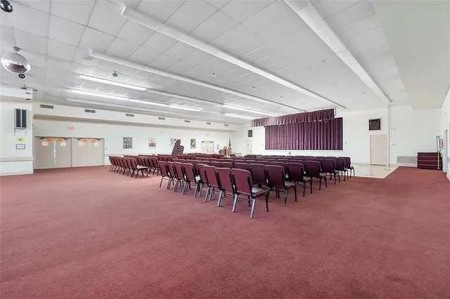 a view of a basketball court