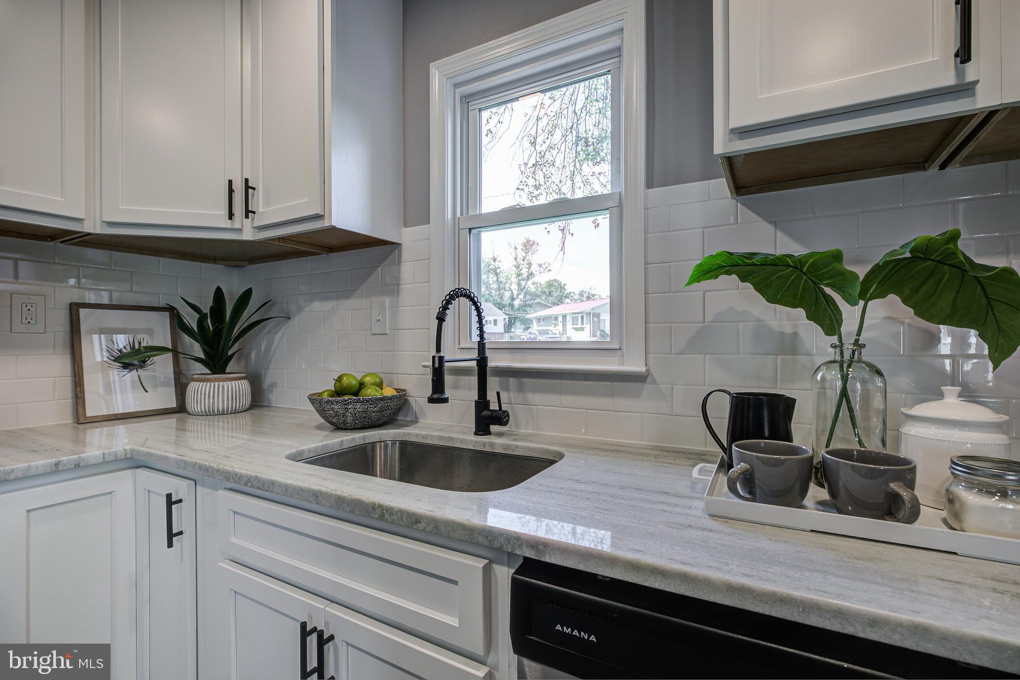 7410 Remoor Road Baltimore, MD 21207 - Photo 15 of 33 a kitchen with a sink and potted plant