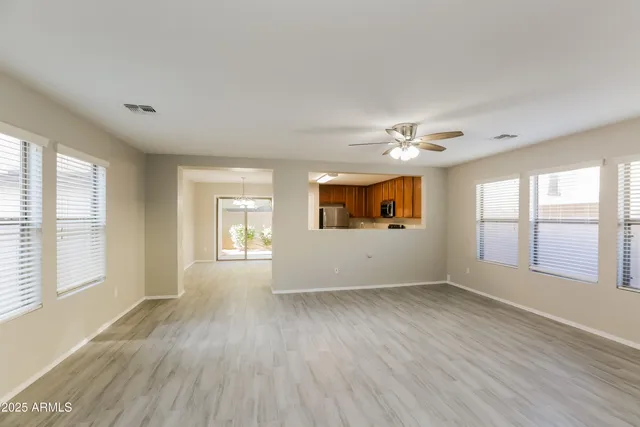 a view of livingroom with hardwood floor and window