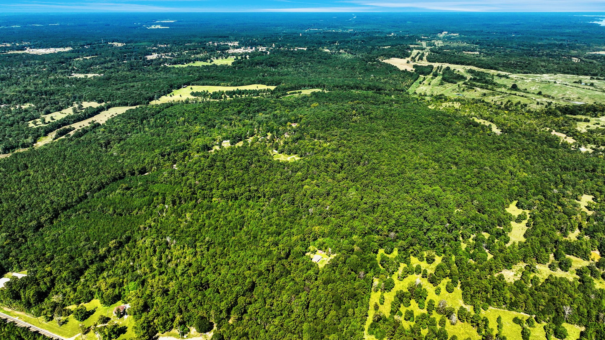 Tbd Rose Hill Road Coldspring, TX 77331 - Photo 4 of 9 an aerial view of residential houses with outdoor space and trees