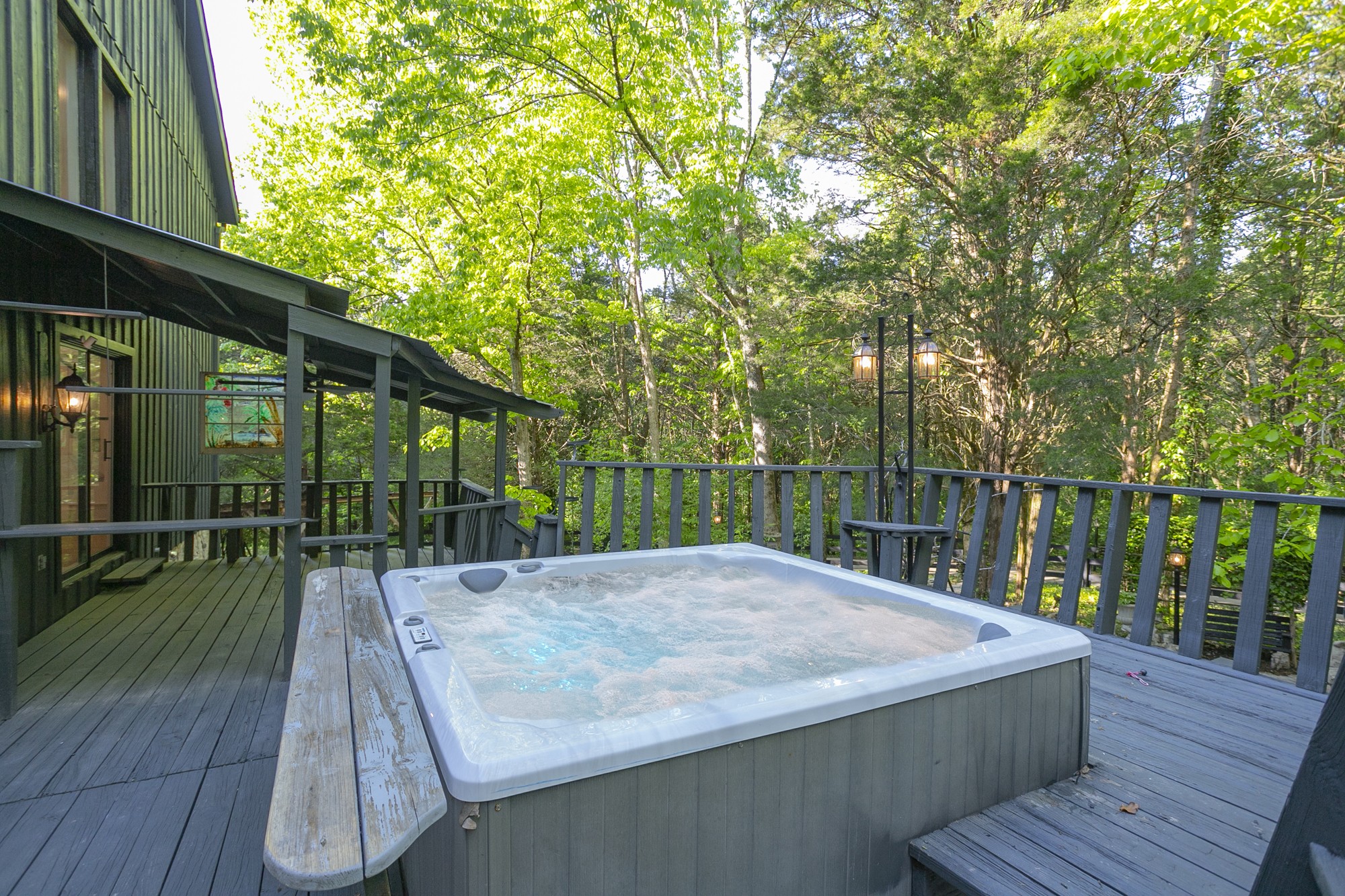 5860 Cane Ridge Road Antioch, TN 37013 - Photo 40 of 46 a view of backyard with swimming pool and outdoor seating
