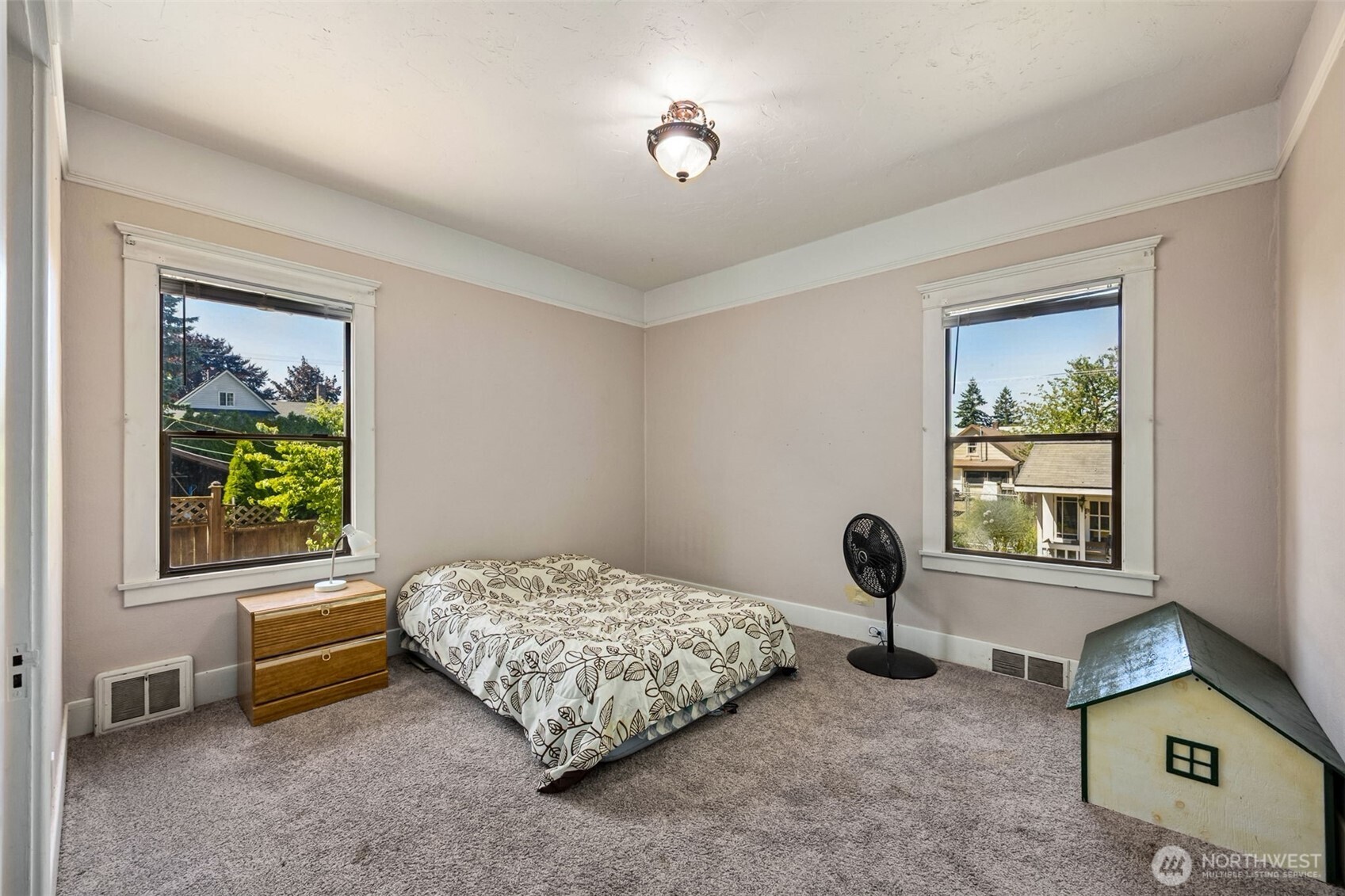 668 Northwest Folsom Street Chehalis, WA 98532 - Photo 13 of 34 a bedroom with bed and a window