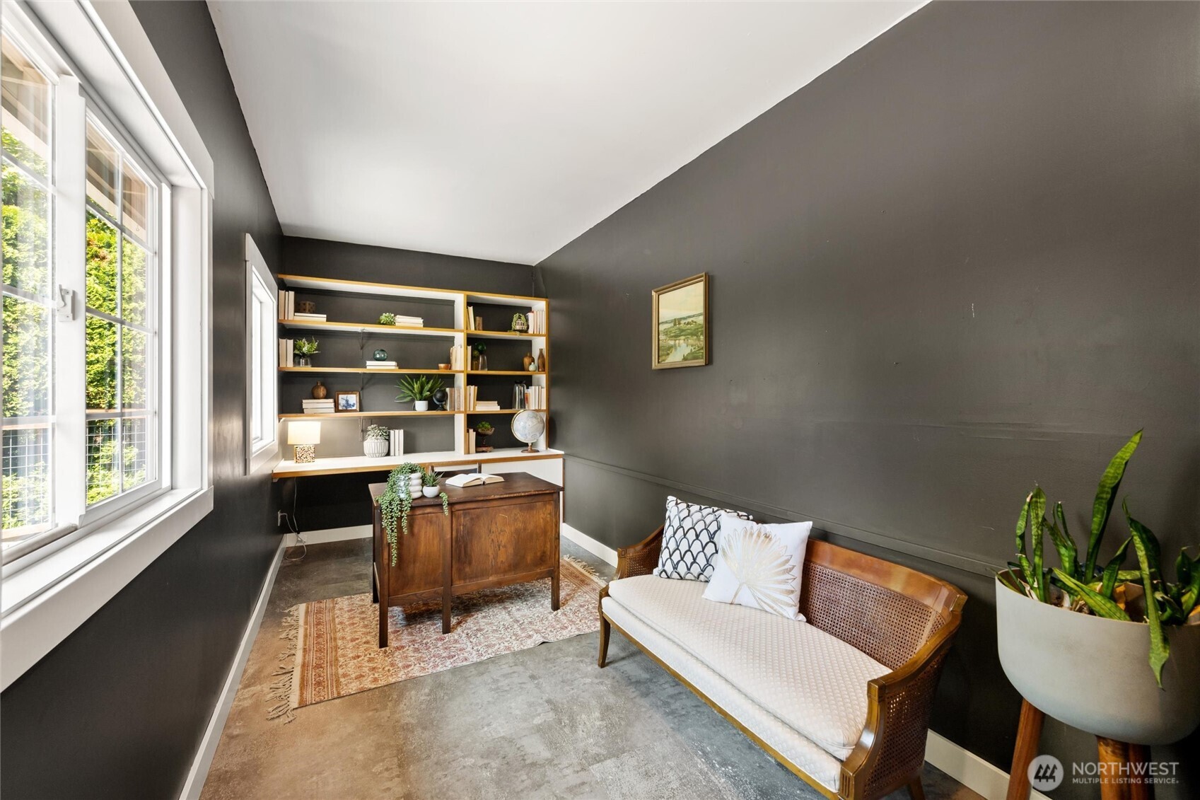 706 Fieldston Road Bellingham, WA 98225 - Photo 21 of 40 a living room with furniture and floor to ceiling window