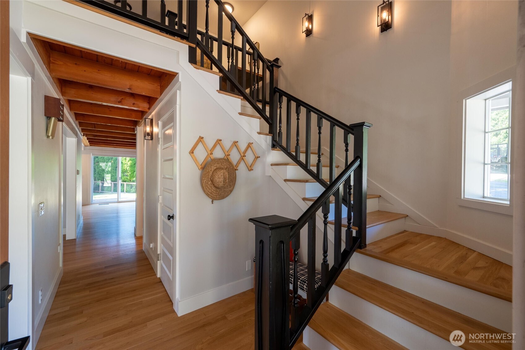 706 Fieldston Road Bellingham, WA 98225 - Photo 22 of 40 a view of entryway and hall with wooden floor