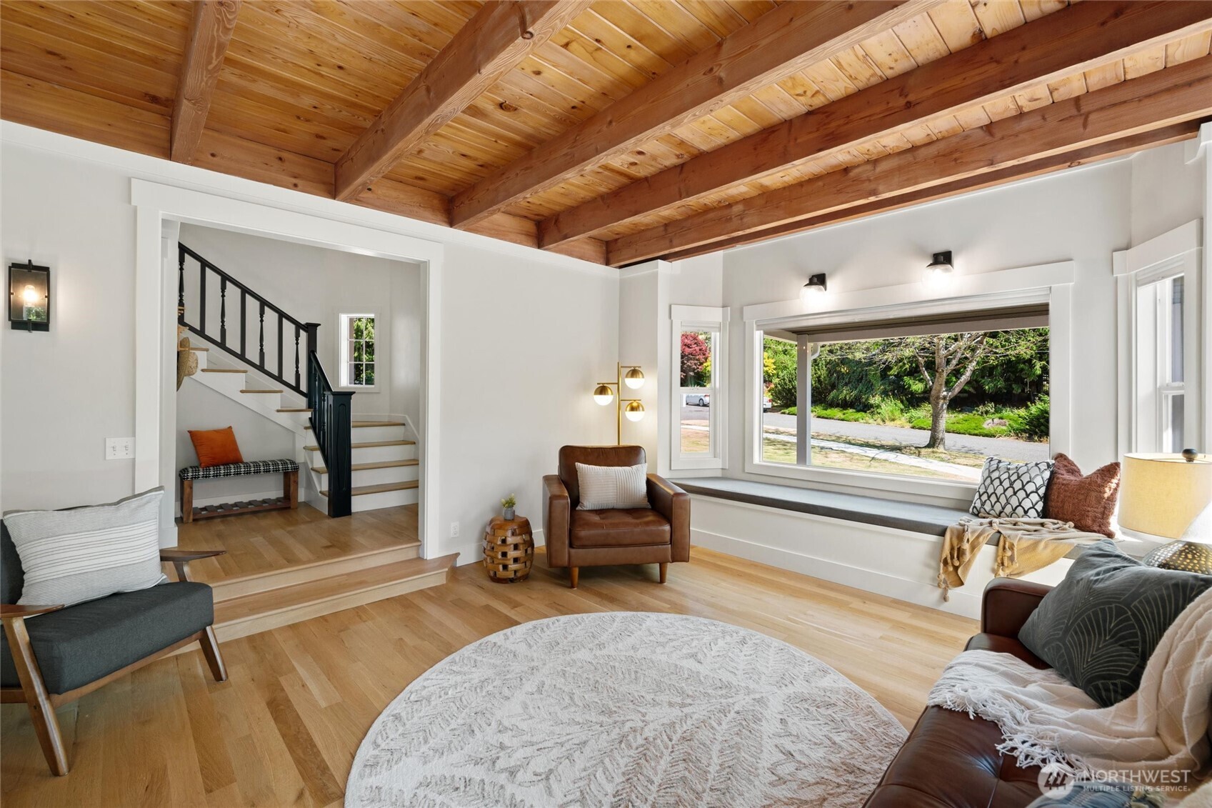 706 Fieldston Road Bellingham, WA 98225 - Photo 3 of 40 a living room with furniture and a large window