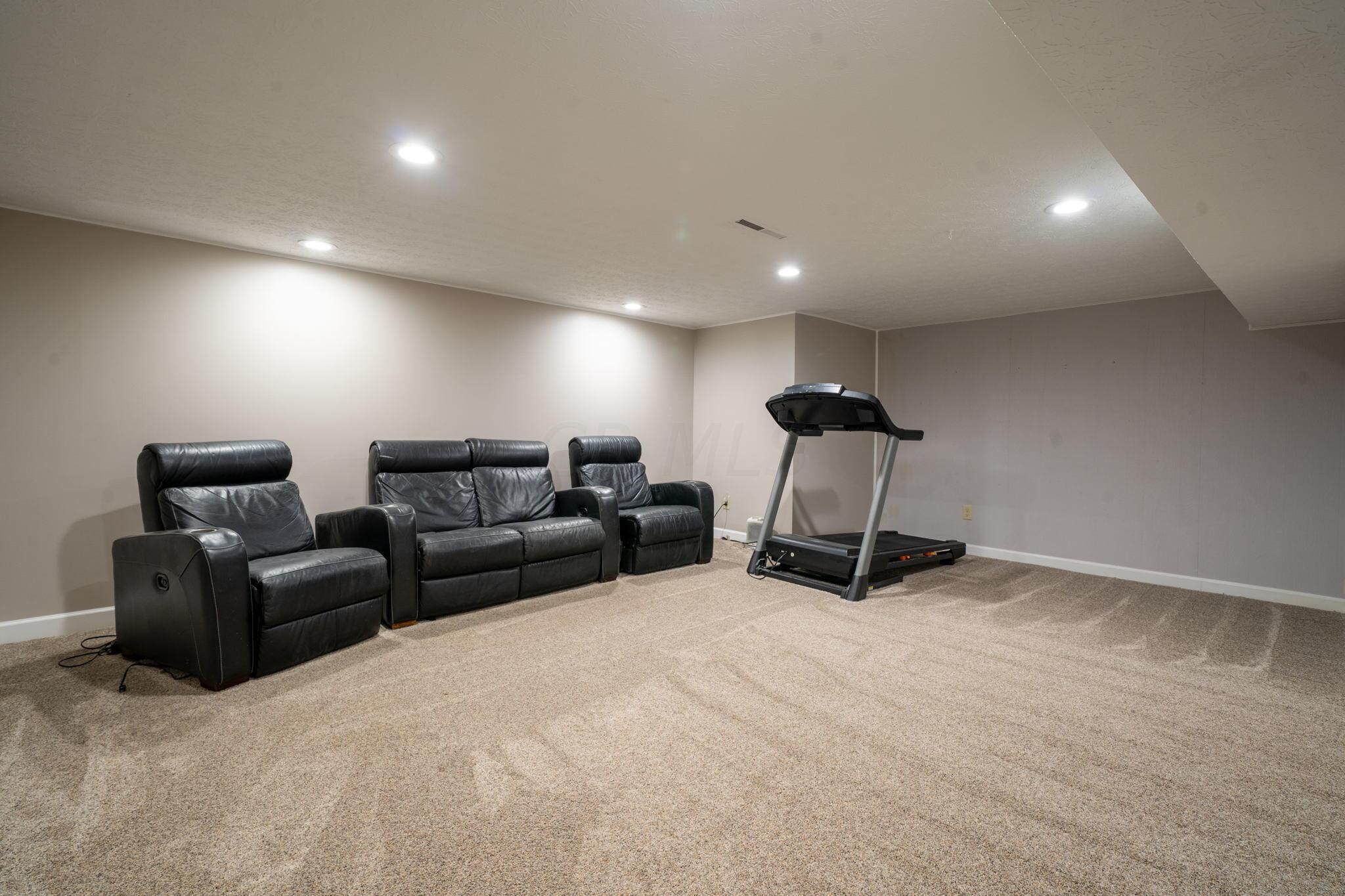 5123 Ranstead Court Columbus, OH 43220 - Photo 42 of 48 Welcome to your new basement rec room - theater room/home gym/man cave/woman cave/hobby room/media room