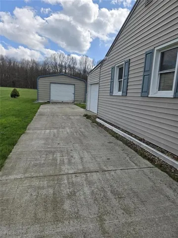 a house with a big yard