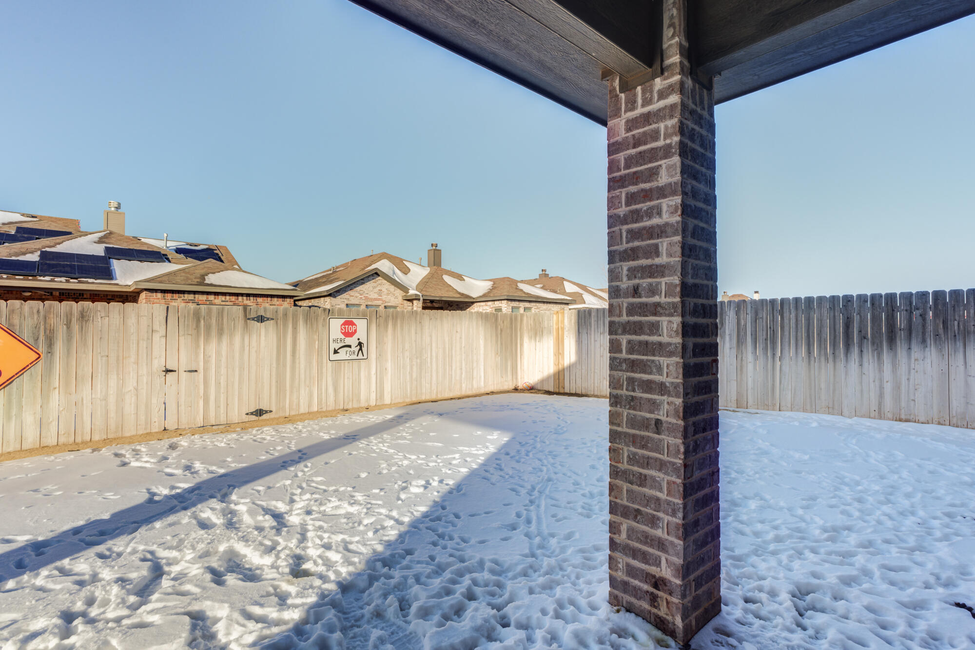 7020 24th Street Lubbock, TX 79407 - Photo 31 of 31 a view of a small space with wooden fence