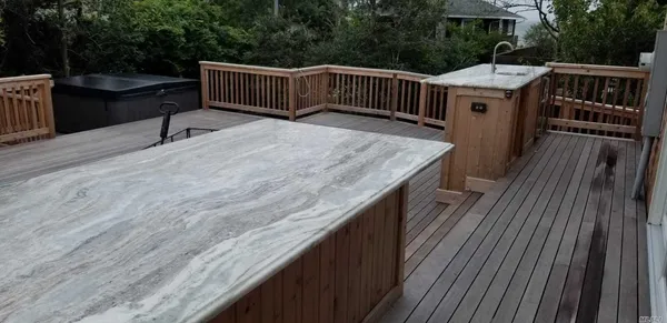 a terrace with outdoor seating