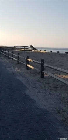 a view of a terrace with beach