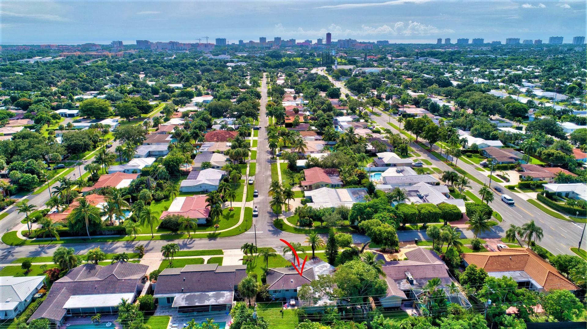 501 Southwest 8th Terrace Boca Raton, FL 33486 - Photo 4 of 28 Aerial East Boca skyline