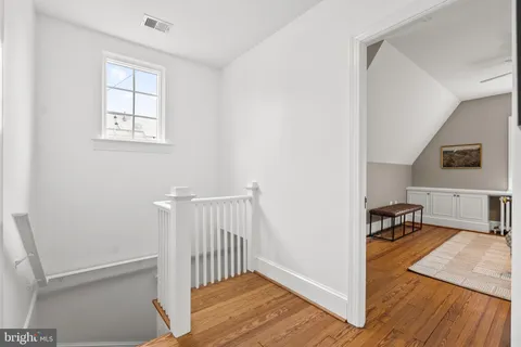 a view of livingroom with furniture and wooden floor