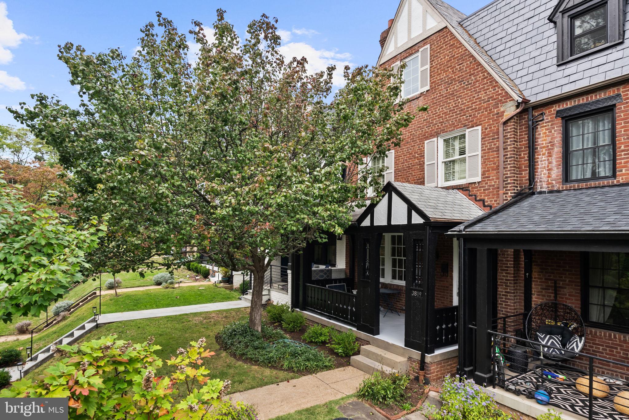 3819 T Street Northwest Washington, DC 20007 - Photo 2 of 27 a front view of a house with garden