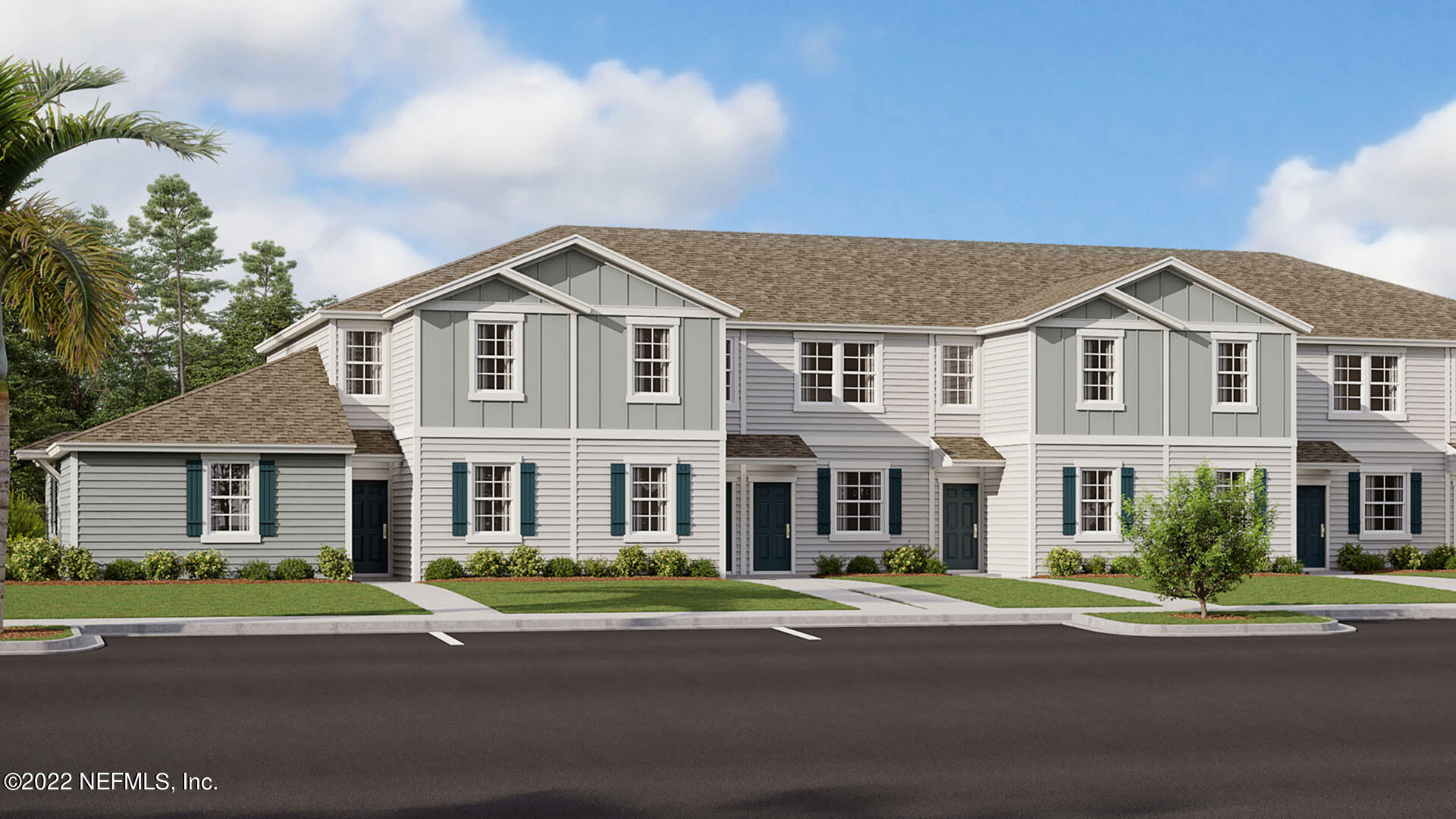 4056 Oak Mill Road Orange Park, FL 32065 - Photo 1 of 24 a front view of a house with a garden