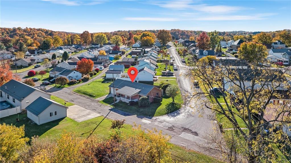 2706 Front Street Monaca, PA 15061 - Photo 25 of 31 an aerial view of a houses with a swimming pool