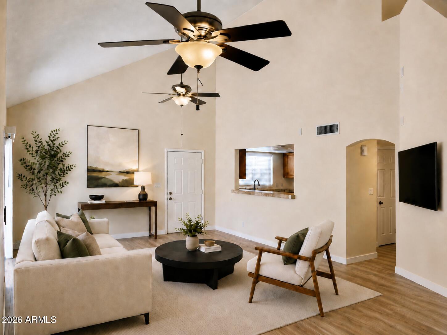 4213 West Calavar Road Phoenix, AZ 85053 - Photo 5 of 20 Great Room Virtually Staged