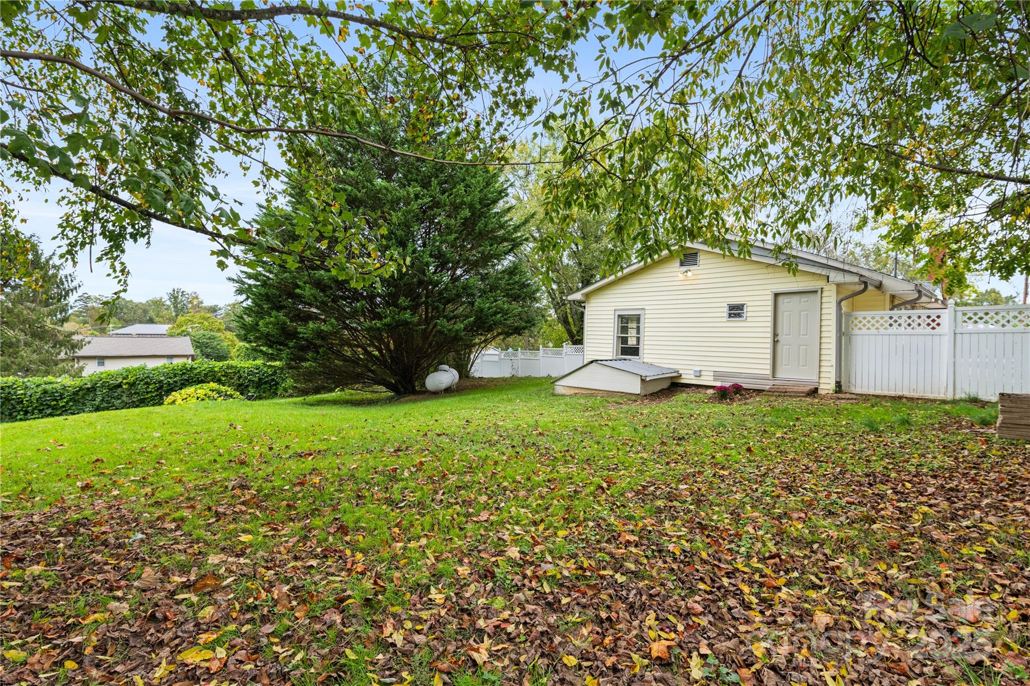 29 Le-An-Hurst Road Asheville, NC 28803 - Photo 20 of 22 a view of a backyard with a garden