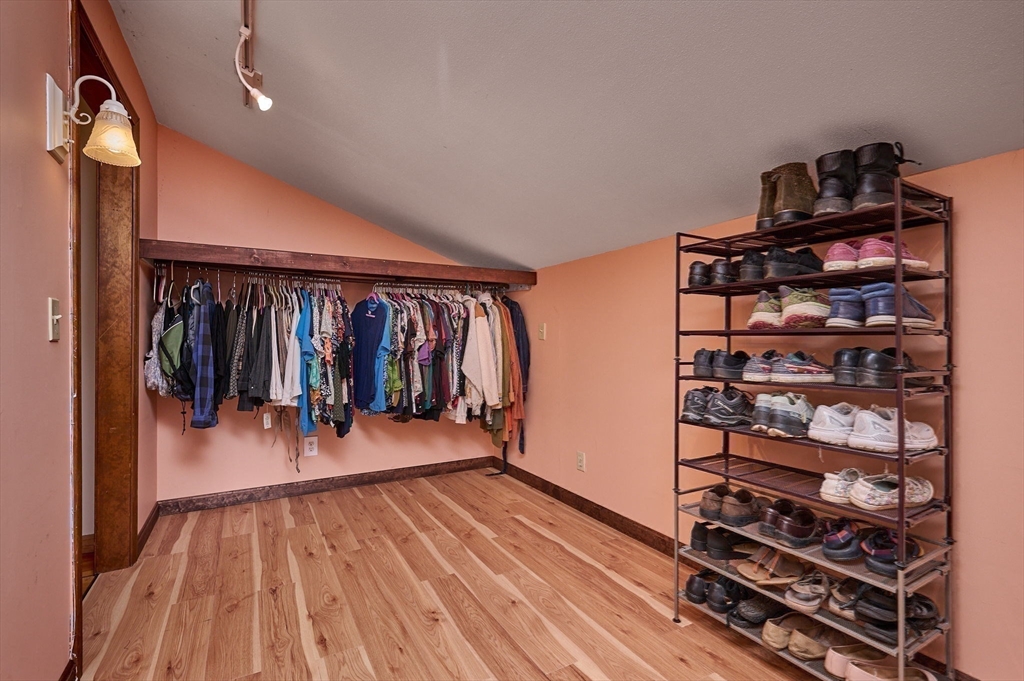 14 East Hawley Road Charlemont, MA 01339 - Photo 27 of 42 a view of a room with racks on the wall