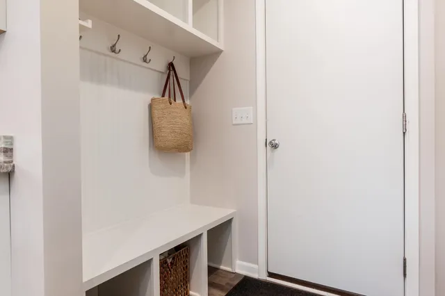 a room with storage and utility